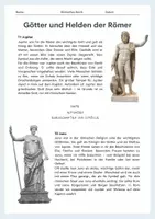 Vorschau - Arbeitsblätter - Götter und Helden der Römer / Römische Mythologie - Seite 2