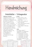 Vorschau - Arbeitsblätter - Arbeitsblätter Schlangensätze - Sätze schreiben - Satzwerkstatt - Seite 1