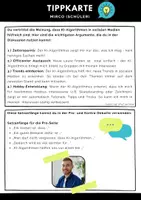 Vorschau - Stundenentwürfe - UPP Unterrichtsbesuch Sowi/Politik zum Thema KI-Algorithmen - Seite 1