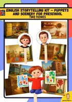 anteprima - Materiale di supporto/inclusione - TWO HOMES- English Storytelling Kit – Puppets and Scenery for Preschool - Pagina di copertina