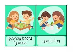 Vorschau - Bildkarten - My Hobbies - I like/ don´t like - Flashcards - Seite 2