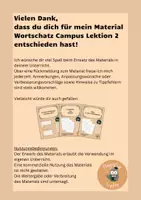Vorschau - Arbeitsblätter - Latein Wortschatz Campus Lektion 2 Arbeitsblätter - Seite 1