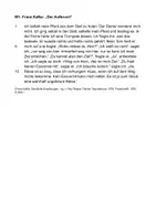Vorschau - Klassenarbeiten - Kafka: Parabel "Der Aufbruch" (Klausur inkl. EWH) - Seite 1