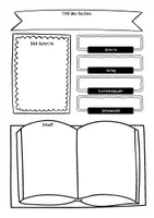 Vorschau - Anderer Materialtyp - Buchpräsentation Lapbook (7 A4 Kopiervorlagen) - Seite 3