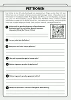 Vorschau - Arbeitsblätter - Petitionen - Rechercheauftrag - Deckblatt