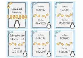 Vorschau - Unterrichtsreihen - Lesespiel Zahlenraum 1 Million / 1.000.000 (Wie viel ist eine Million?) - Seite 3