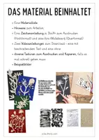 Vorschau - Stundenentwürfe - Kunstidee: Pflanzen-Collage: Frottage, Textur und Zeitung - Seite 1