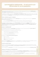 Vorschau - Stundenentwürfe - Materialpaket: Lernwegelisten Klasse 3 - basierend auf Das Mathebuch - Seite 2