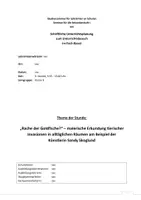 Vorschau - Stundenentwürfe - Materialpaket Unterrichtsbesuche/Prüfungsstunden Kunst - Seite 1