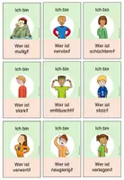 Vorschau - Spiele - Gefühle Lesespiel Ich habe..wer hat..? differenziert - DaZ DaF Sprachförderung - Seite 3