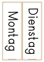 Vorschau - Arbeitsblätter - Wochentage und Abkürzungen - Seite 2