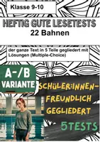 Vorschau - Test - 22 Bahnen - 5x ✏️ Lesetests (Caroline Wahl) - Deckblatt