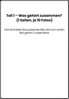 Vorschau - Arbeitsblätter - Was gehört zusammen? – kostenlose Sortierprobe - Seite 3
