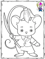 Aperçu - Apprentissages en autonomie - Kids Coloring Pages-Adorable Characters and Happy Adventures - Page 1