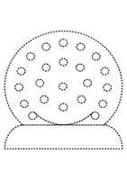 Vorschau - Arbeitsblätter - Prickelbilder / Fensterbilder PAKET Thema Schneekugeln - Grundschule - Bastelvorlagen - Seite 3