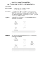 Vorschau - Experimente - Schülerexperiment zum Kern- und Halbschatten - Deckblatt