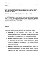 Vorschau - Klassenarbeiten - Wiener Kongress – Geschichte Klausur Oberstufe - Seite 1