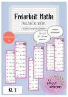 Vorschau - Aufgabenkarten - Bundle: Rechenstreifen inkl. Ergänzungsaufgaben (Kl. 1-2) - Seite 1