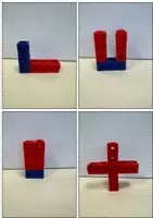 Vorschau - Bildkarten - Steckwürfelfiguren zum nachbauen - Deckblatt