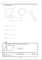 Vorschau - Arbeitsblätter - der Flächeninhalt des Parallelogramms - Seite 1