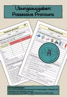 Vorschau - Stundenentwürfe - Materialpaket Possessive Pronouns - Seite 1