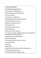 Vorschau - Fördermaterial/Inklusion - Formulierungshilfen schriftlich argumentieren leichte Sprache - Deckblatt