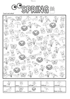 Vorschau - Arbeitsblätter - Spring: I Spy... (Count, Read & Colour) (Englisch Grundschule) - Seite 2