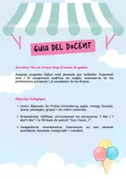 Vista previa - Unidades / Secuencias / Situaciones de Aprendizaje - Worksheet grammar THE ICE CREAM SHOP: Role-play & Manipulatives! - página 1