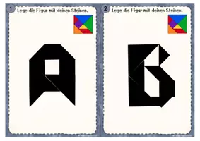 Vorschau - Spiele - Geometrische-Legefiguren Buchstaben schwer - Seite 3