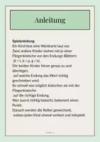 Vorschau - Spiele - Fliegenklatsche-Spiel für Endungen (d/t), (b/p) und (g/k) - Seite 1