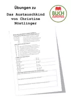 Vorschau - Arbeitsblätter - Übungen zu Das Austauschkind von Christine Nöstlinger - Deckblatt
