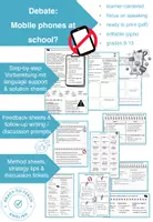 Vorschau - Spiele - Debate: Mobile phones at school? - Deckblatt