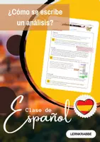 Vorschau - Merkblätter - ¿Cómo se escribe un análisis? - Deckblatt