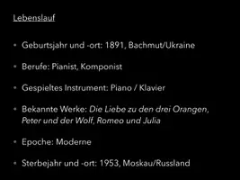Vorschau - Präsentationen/Tafelbilder - "Programmmusik - Peter und der Wolf" (Präsentation mit Hörbeispielen) - Seite 3