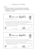 Vorschau - Mal- und Bastelvorlagen - Dreidimensionale Papierblumen zum Aufstellen - Seite 1