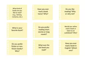 Vorschau - Aufgabenkarten - Stop and Swap Cards Reading Books reading habits - Seite 3