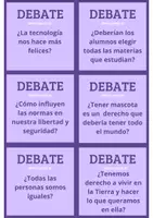Vista previa - Juegos / Gamificación - Debates para alumnado de secundaria - página 1