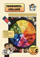 Vorschau - Stundenentwürfe - Kunstprojekt "Farbkreis Collage": Farbenlehre kreativ umsetzen - Schritt für Schritt Anleitung - Deckblatt