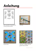 Vorschau - Mal- und Bastelvorlagen - Kooperatives Poster - Karneval, Fasching, Fasnacht, Fastnacht - Clowns - Seite 2