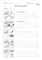 Vorschau - Arbeitsblätter - Essen und Trinken - Pausenbrot beschreiben (Arbeitsblatt) - DaZ / DaF / Deutsch Grundschule - Seite 2