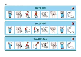 Vista previa - Refuerzo / NEE / Materiales de apoyo - RECURSOS VISUALES PARA LA AUTONOMÍA EN EL BAÑO - página 3