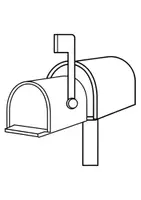 Vorschau - Arbeitsblätter - Ausmalbilder Thema Briefkästen - Grundschule - Bastelvorlagen - Seite 1