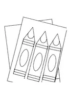 Vorschau - Arbeitsblätter - Prickelbilder / Fensterbilder PAKET Thema Buntstifte - Grundschule - Bastelvorlagen - Seite 2