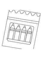 Vorschau - Arbeitsblätter - Prickelbilder / Fensterbilder PAKET Thema Buntstifte - Grundschule - Bastelvorlagen - Seite 3