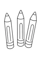 Vorschau - Arbeitsblätter - Ausmalbilder Thema Buntstifte - Grundschule - Bastelvorlagen - Seite 1