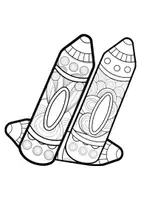 Vorschau - Arbeitsblätter - Mandalas Thema Buntstifte - Grundschule - Bastelvorlagen - Seite 2