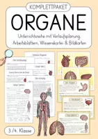 Vorschau - Unterrichtsreihen - Organe Mensch Unterrichtsreihe für 3./4. Klasse - Deckblatt