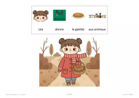 Aperçu - Autre type de ressources - Léa et la galette : littérature jeunesse - Page de couverture
