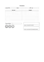 Vorschau - Test - Vokabeltest Vorlage ( PDF & Word + Lernervorlage) - Seite 2