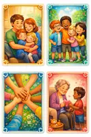 Vorschau - Bildkarten - Kinderschatzstunde - erzählen und zuhören - mit Bildkarten und Erklärung - Seite 1